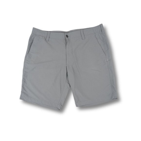 Under Armour Golf Shorts Gray Size 40 HeatGear Lightweight Stretch Nylon Blend - Picture 1 of 9